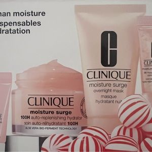 BNWOT Clinique Moisture Surge 100H auto-replenishing hydrator & overnight mask.